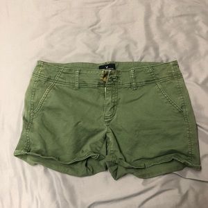 American Eagle olive green shorts